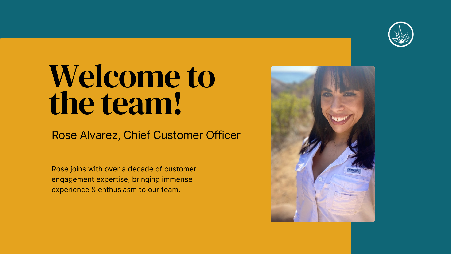 A welcoming image for the new CannaSpyglass Chief Customer Officer, Rose Alvarez. CannaSpyglass is the most credible source for cannabis industry data analytics. 