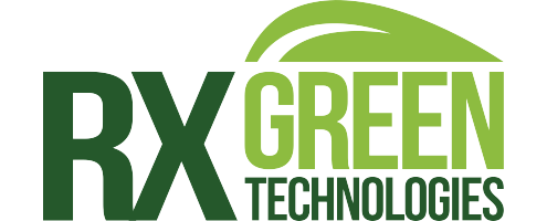 RX Green Technologies company logo, a user of CannaSpyglass's cannabis data analytics services.